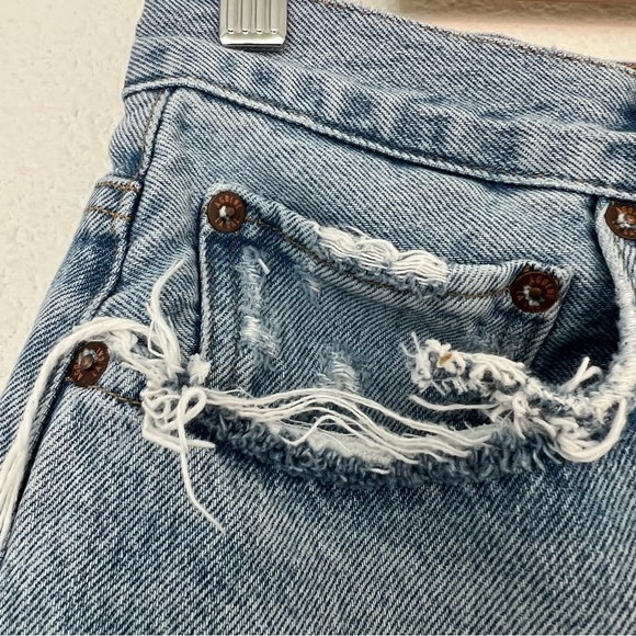 Agolde Criss Cross Short in Symbol 29 - Picture 3 of 12